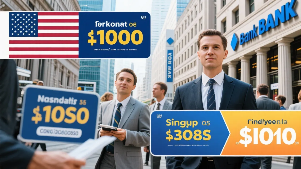 Top Bank Account Sign-up Bonuses